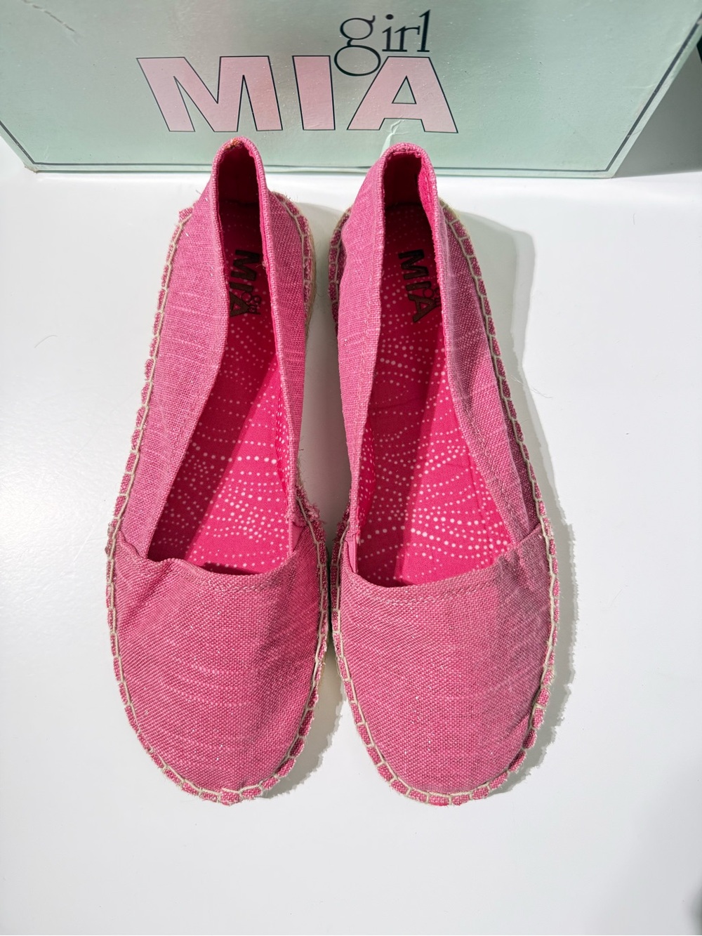 MIA Achilla Fuschia Glitter Linen